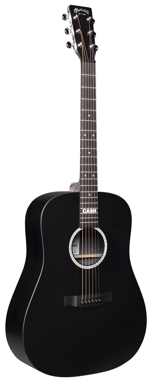Martin DXE JohnnyCash, BlackHPL w/Gig Bag