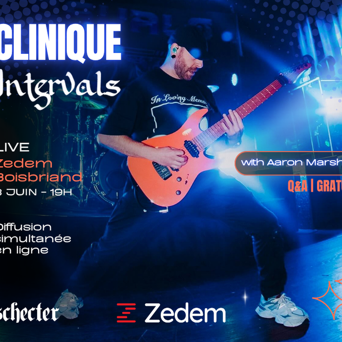 📢 SCHECTER GUITAR CLINIC WITH INTERVALS