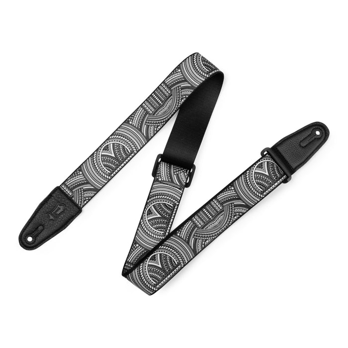 Levy's Tattoo Series 2" Tattoo Series Poly Guitar Strap, Tribal