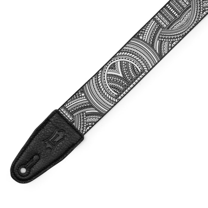 Levy's Tattoo Series 2" Tattoo Series Poly Guitar Strap, Tribal