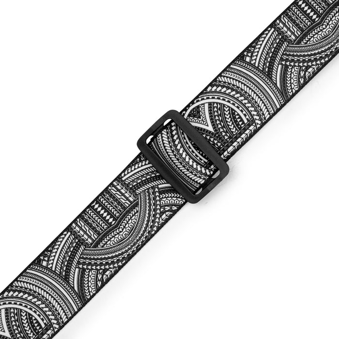 Levy's Tattoo Series 2" Tattoo Series Poly Guitar Strap, Tribal