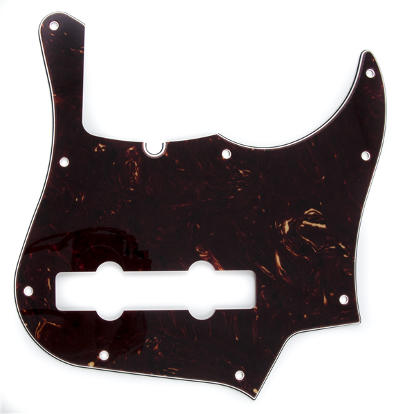 Fender Pickguard, 5-String American Deluxe Jazz Bass®, 9-Hole, Tortoise Shell, 4-Ply