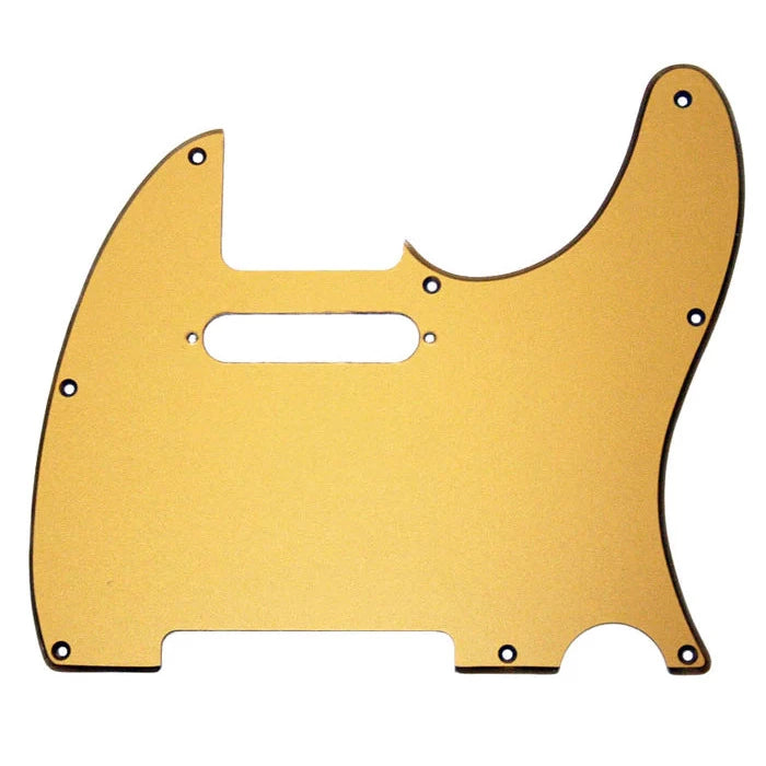 Fender Pickguard Telecaster Gold Metallic 8-Hole Mount