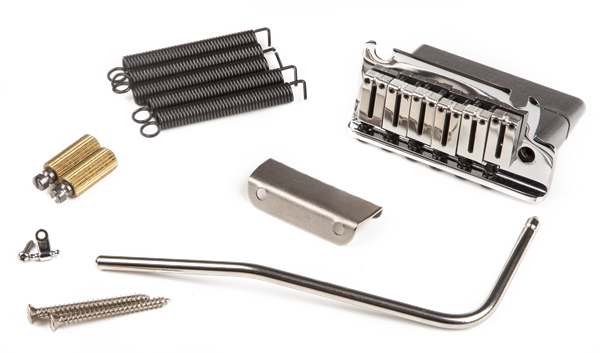 Fender American Ultra Stratocaster Bridge Assembly, Polished Steel
