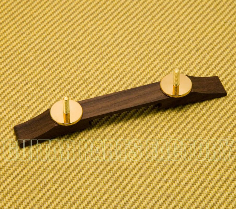 Gretsch Bridge Base, Rosewood 71mm w/20mm Gold