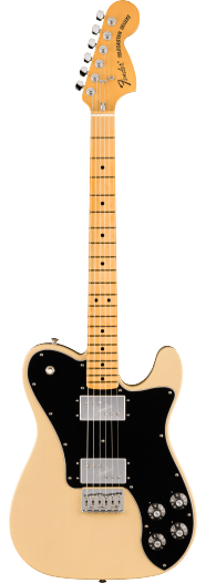 Fender American Vintage II 1975 Telecaster Deluxe, Maple Fingerboard, Vintage Blonde