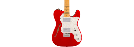 Fender American Vintage II 1972 Telecaster Thinline, Maple Fingerboard, Candy Apple Red