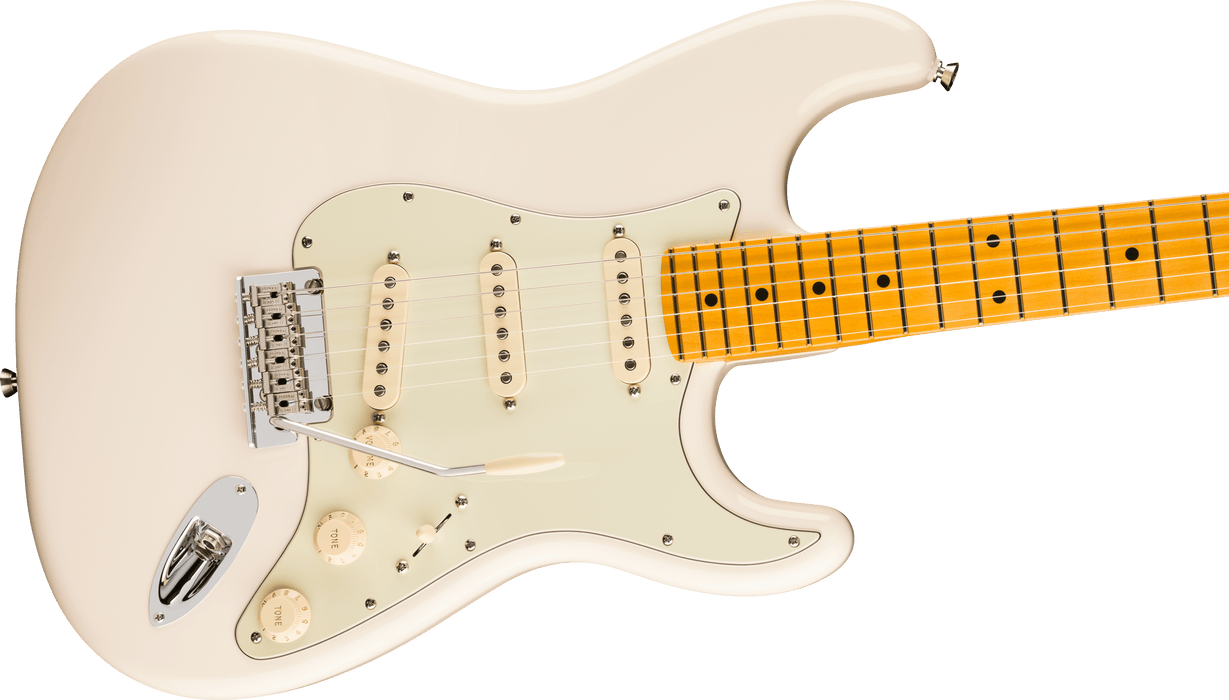 Fender American Professional Stratocaster, touche en érable, Olympic White