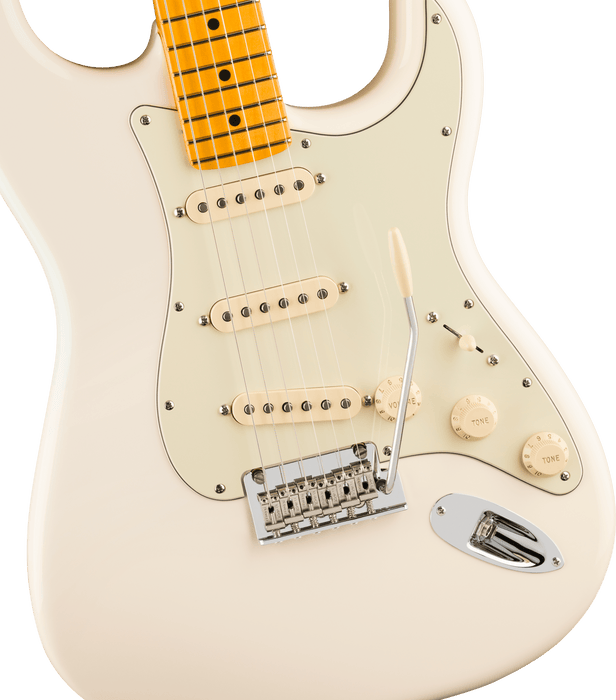 Fender American Professional Stratocaster, touche en érable, Olympic White
