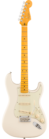 Fender American Professional Stratocaster, touche en érable, Olympic White