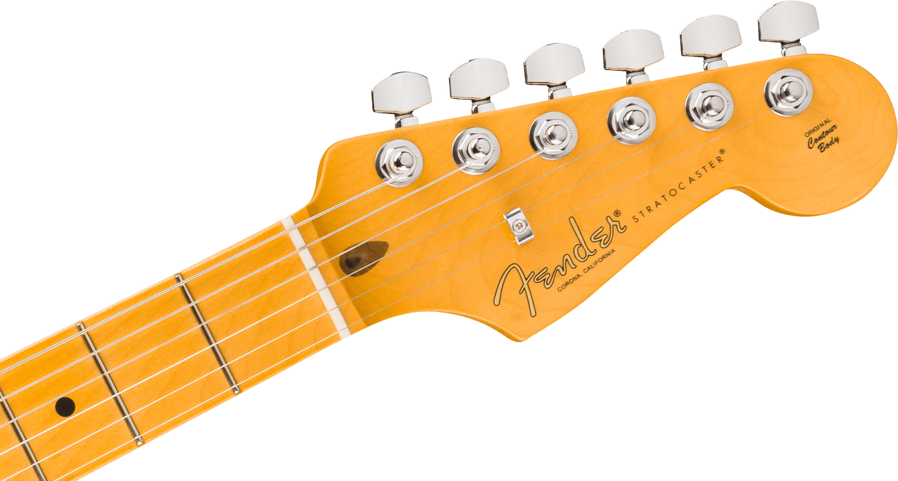 Fender American Professional Stratocaster, touche en érable, Olympic White