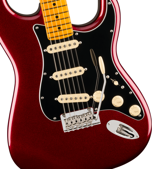 Fender American Professional Stratocaster, touche en érable, Oxblood