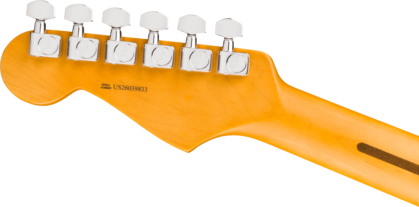 Fender American Professional Stratocaster, touche en érable, Cherry Burst vieilli