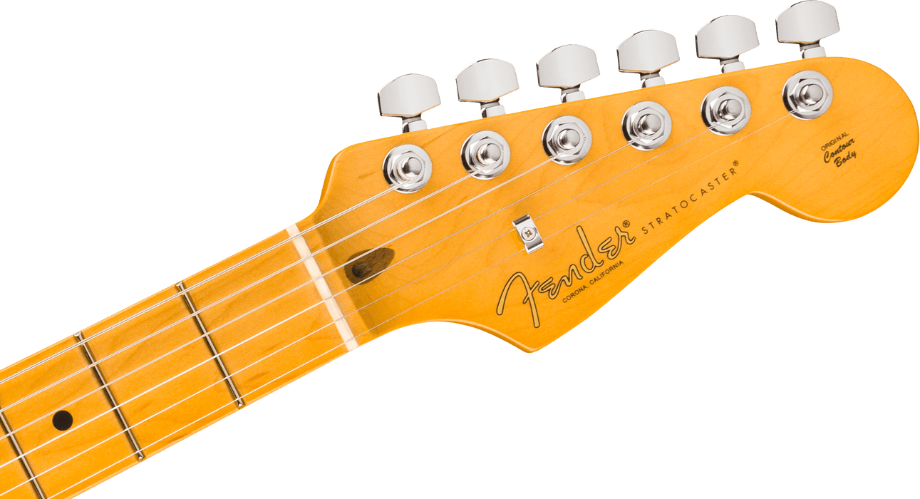 Fender American Professional Stratocaster, touche en érable, Cherry Burst vieilli