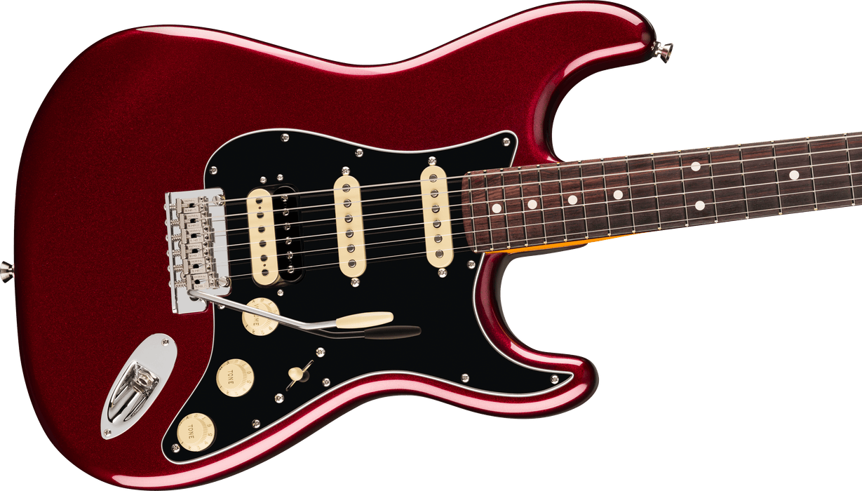 Fender American Professional Stratocaster HSS, touche en palissandre, Oxblood