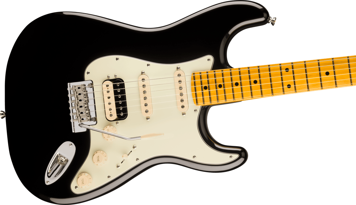 Fender American Professional Stratocaster HSS, touche en érable, noir