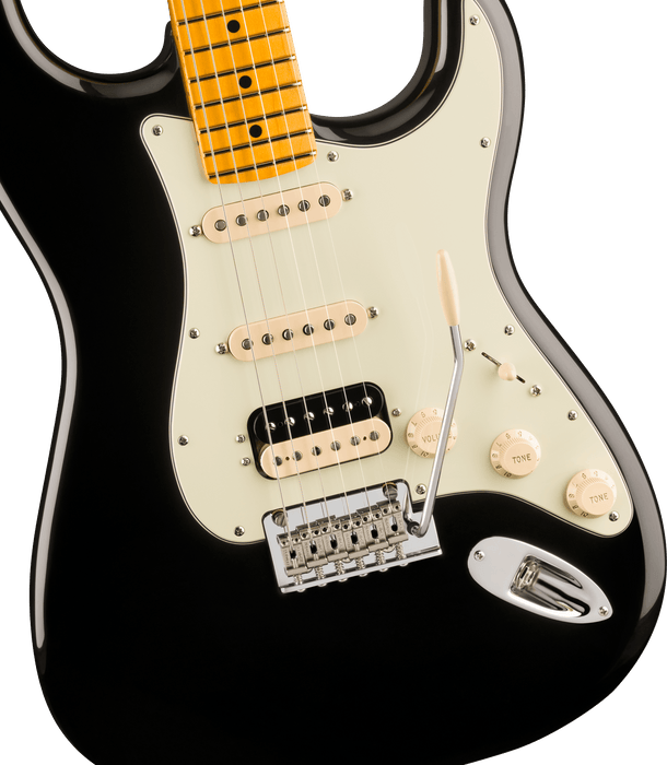 Fender American Professional Stratocaster HSS, touche en érable, noir