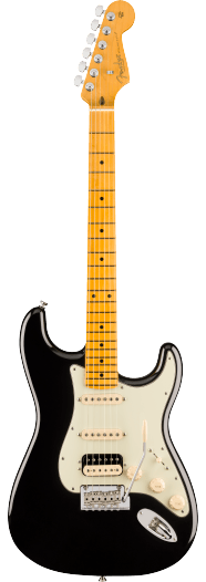 Fender American Professional Stratocaster HSS, touche en érable, noir
