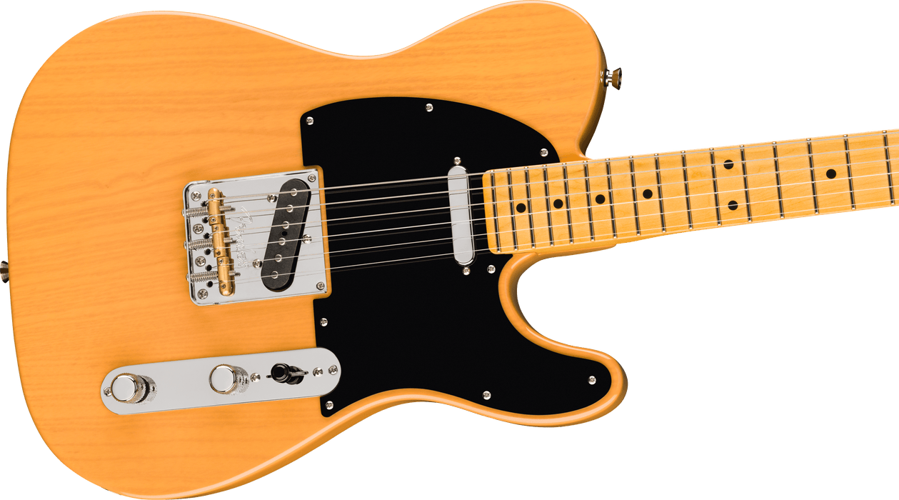 Fender American Professional Telecaster, touche en érable, Butterscotch Blonde