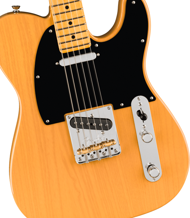 Fender American Professional Telecaster, touche en érable, Butterscotch Blonde