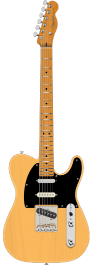 Fender American Professional Hot Shot Telecaster, touche en érable, Butterscotch Blonde