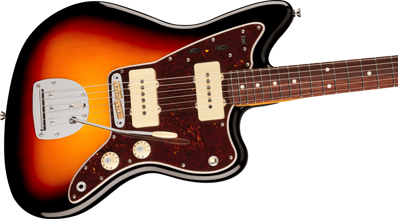 Fender American Professional Jazzmaster, touche en palissandre, Sunburst 3 couleurs