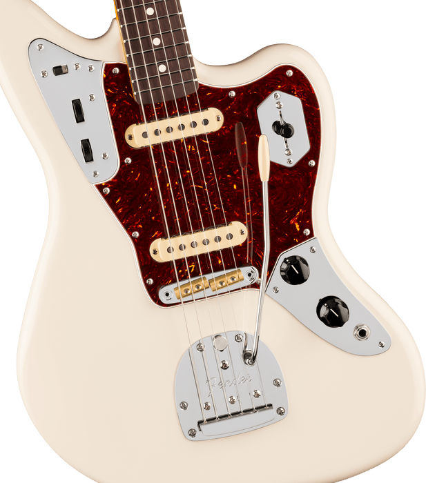 Fender American Professional Jaguar, touche en palissandre, Olympic White