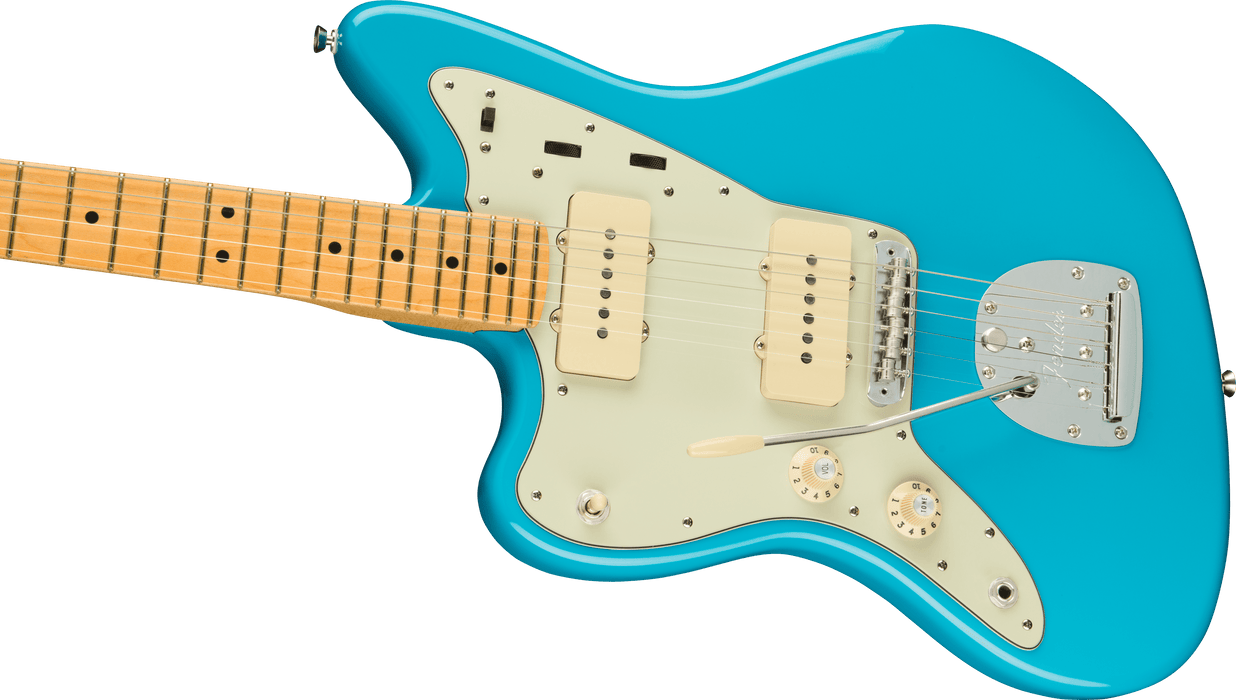 Fender American Professional II Jazzmaster Left-Hand, Maple Fingerboard, Miami Blue