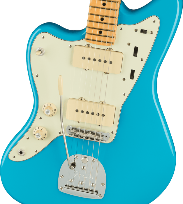 Fender American Professional II Jazzmaster Left-Hand, Maple Fingerboard, Miami Blue