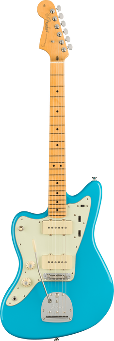 Fender American Professional II Jazzmaster Left-Hand, Maple Fingerboard, Miami Blue