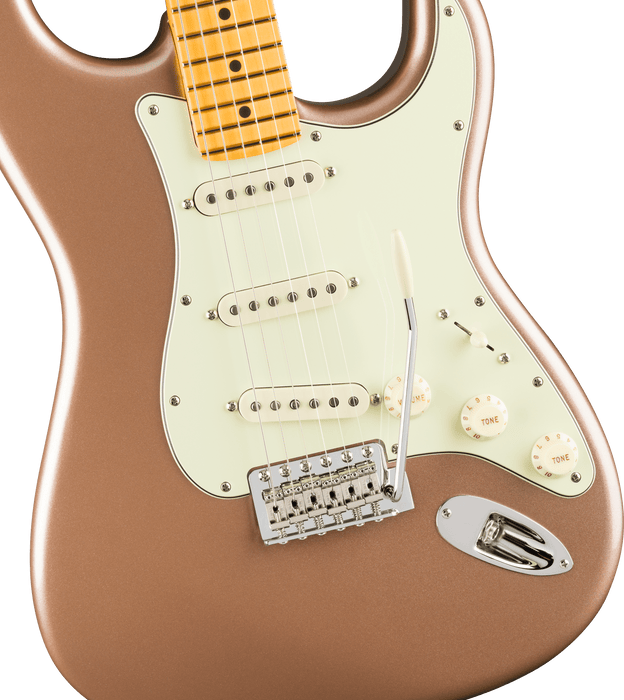 Fender American Professional Classic Stratocaster, Maple Fingerboard, Faded Firemist Gold