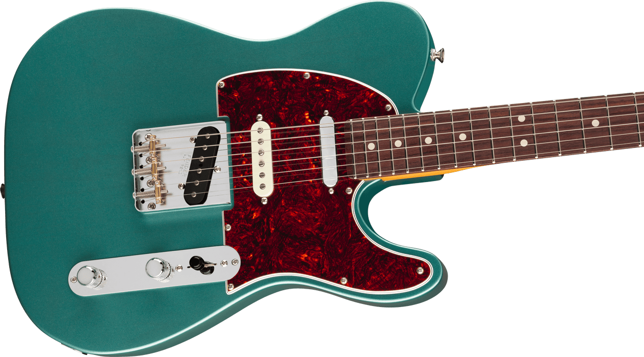 Fender American Professional Classic Hotshot Telecaster, Rosewood Fingerboard, Faded Sherwood Green Metallic