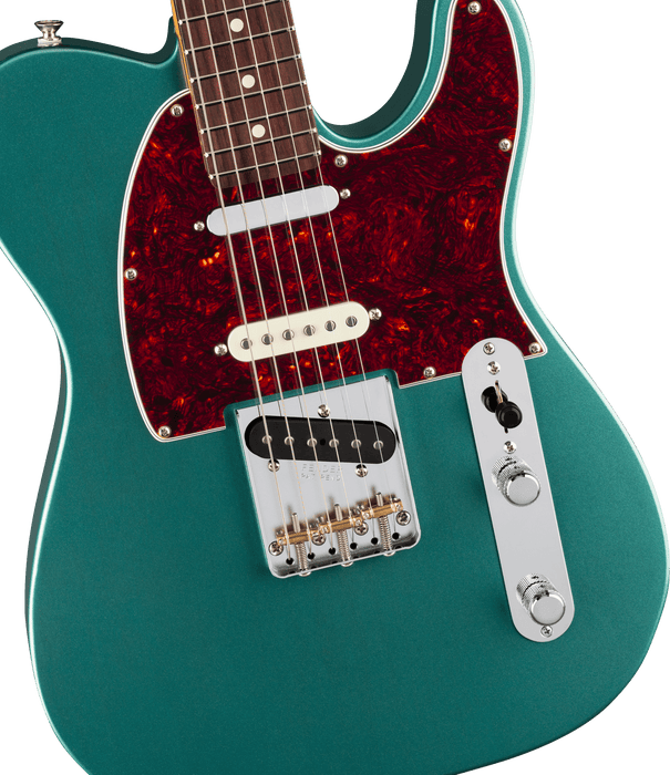 Fender American Professional Classic Hotshot Telecaster, Rosewood Fingerboard, Faded Sherwood Green Metallic
