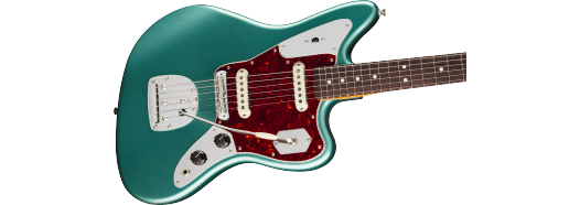 Fender American Professional Classic Jaguar, Rosewood Fingerboard, Faded Sherwood Green Metallic