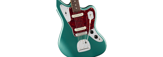 Fender American Professional Classic Jaguar, Rosewood Fingerboard, Faded Sherwood Green Metallic