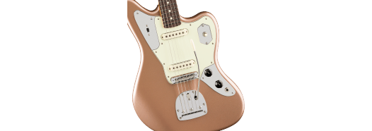 Fender American Professional Classic Jaguar, Rosewood Fingerboard, Faded Firemist Gold