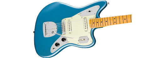 Fender American Professional Classic Jaguar, Maple Fingerboard, Faded Lake Placid Blue
