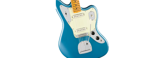 Fender American Professional Classic Jaguar, Maple Fingerboard, Faded Lake Placid Blue