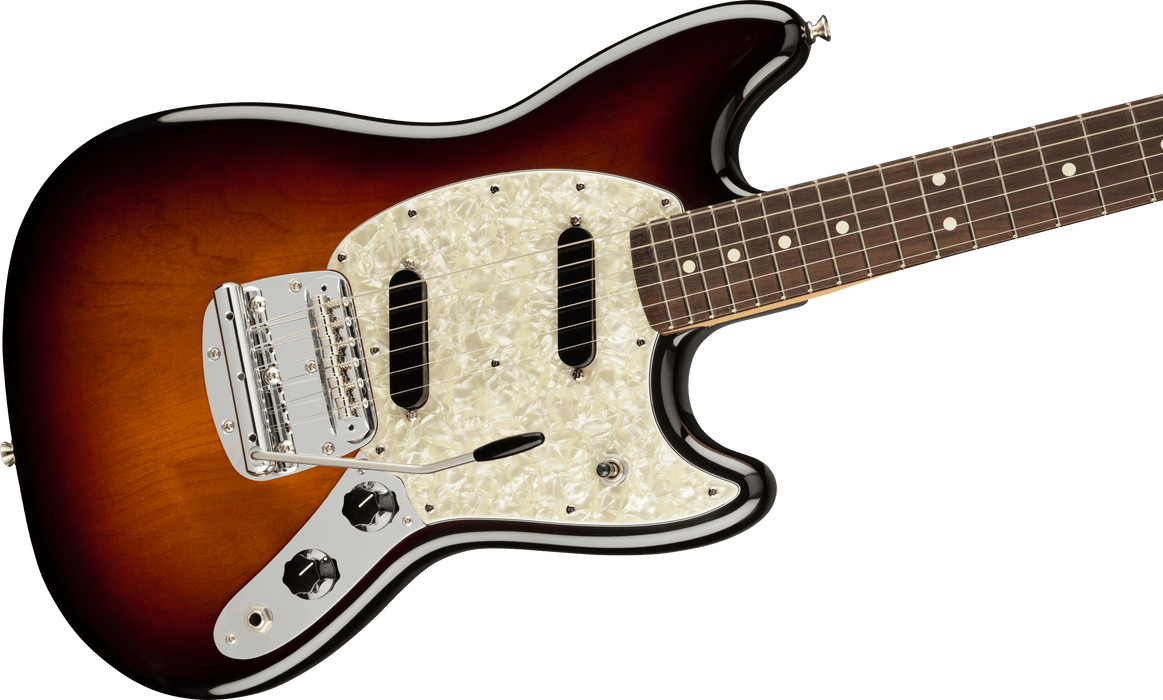 Fender American Performer Mustang, Rosewood Fingerboard, 3-Color Sunburst