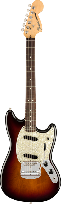 Fender American Performer Mustang, Rosewood Fingerboard, 3-Color Sunburst