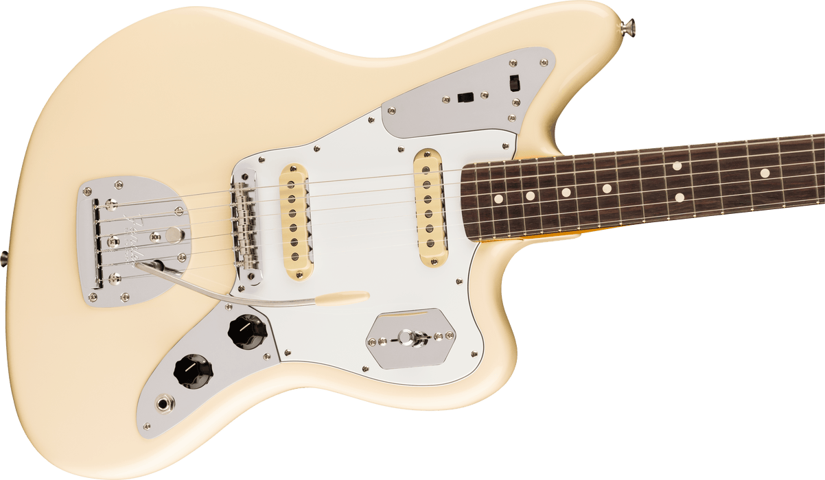 Fender Johnny Marr Jaguar, Rosewood Fingerboard, Olympic White