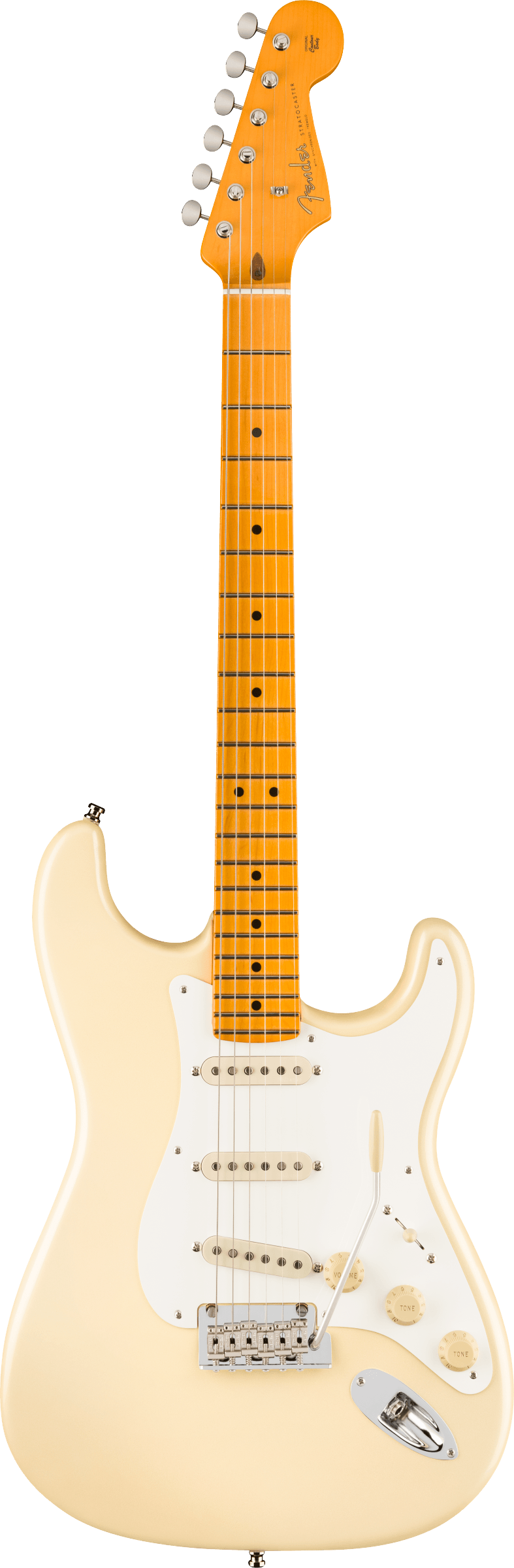 Fender Lincoln Brewster Stratocaster, Maple Fingerboard, Olympic Pearl