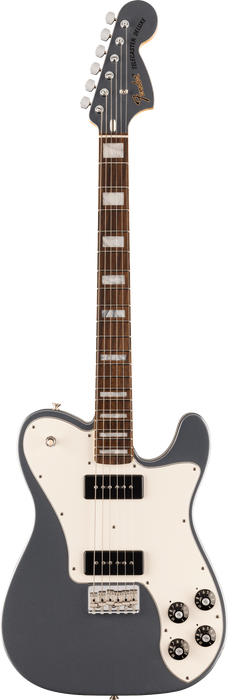 Fender Chris Shiflett Cleaver Telecaster Deluxe, Rosewood Fingerboard, Charcoal Frost Metallic