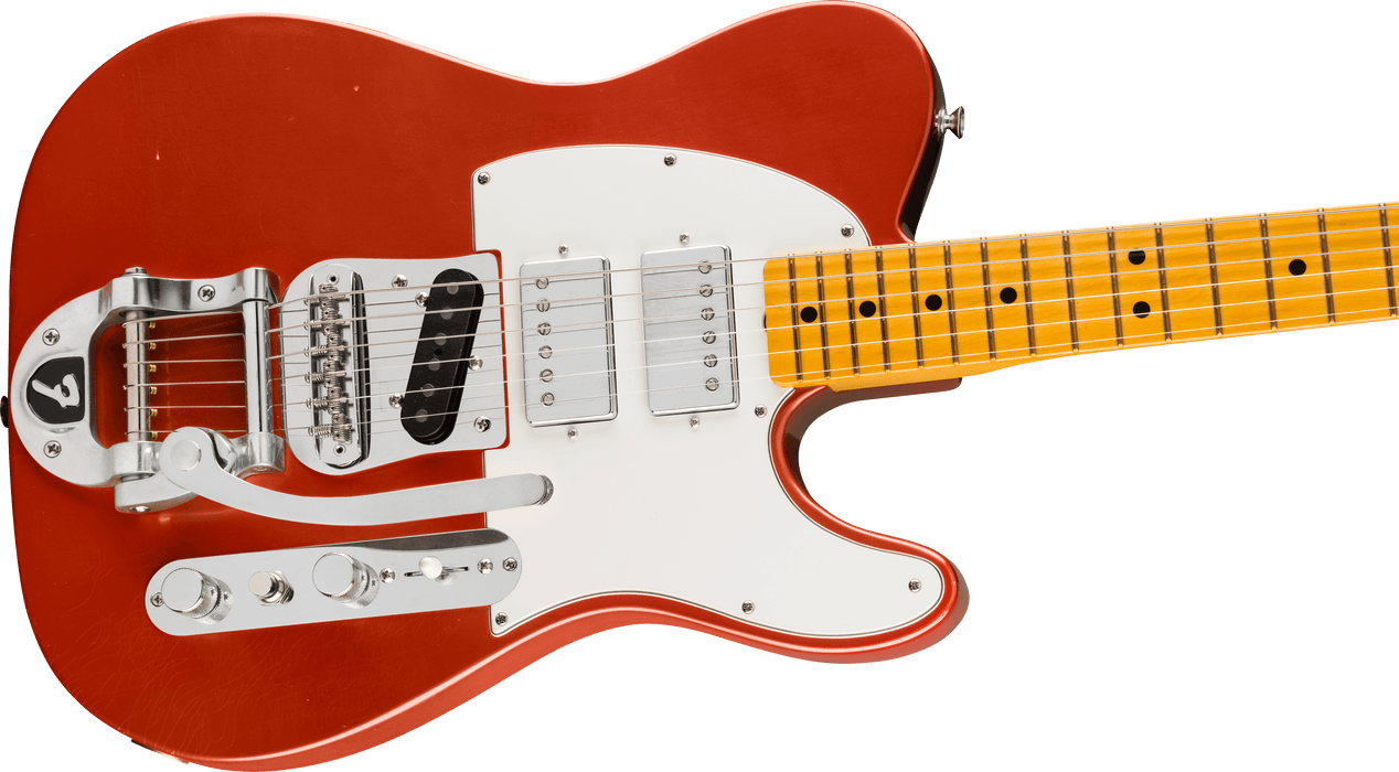 Fender Stories Collection Mike Campbell Red Dog Telecaster, Maple Fingerboard, Red Dog Red