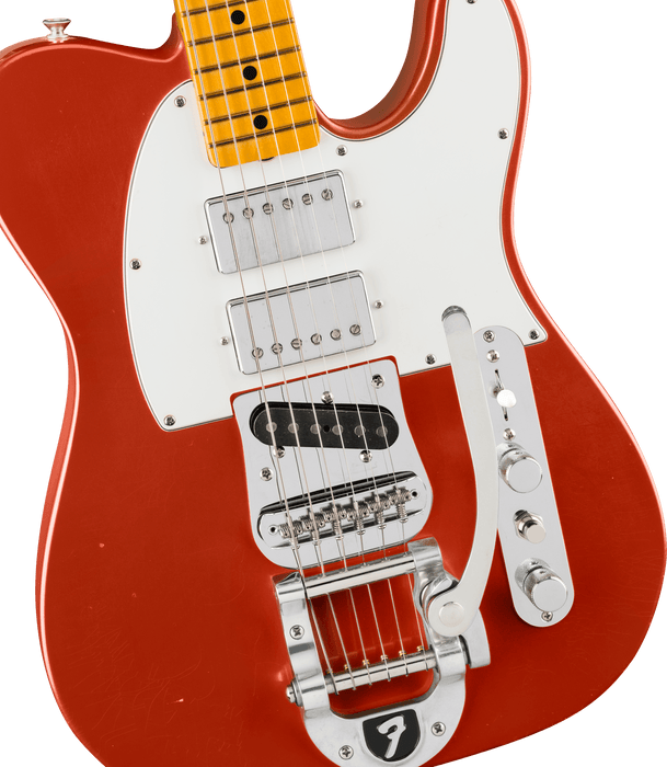 Fender Stories Collection Mike Campbell Red Dog Telecaster, Maple Fingerboard, Red Dog Red