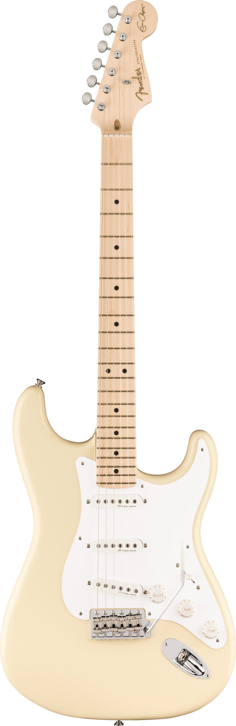 Fender Eric Clapton Stratocaster, Maple Fingerboard, Olympic White