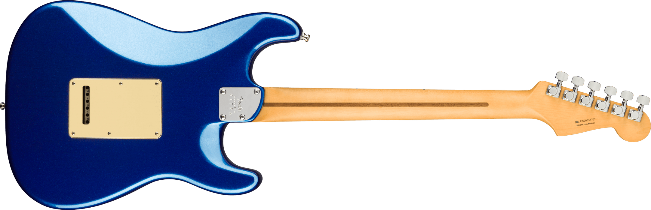 Fender  American Ultra Stratocaster Left-Hand, Maple Fingerboard, Cobra Blue