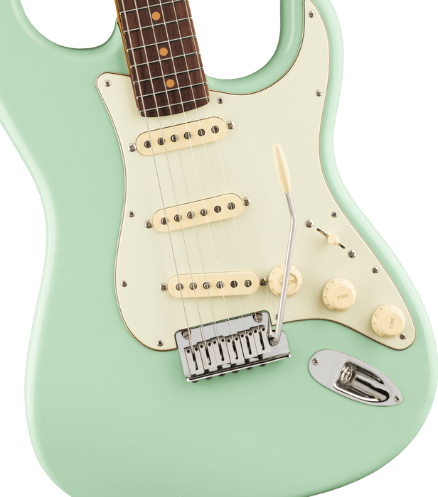 Fender American Ultra Luxe Vintage '60s Stratocaster, Rosewood Fingerboard, Surf Green