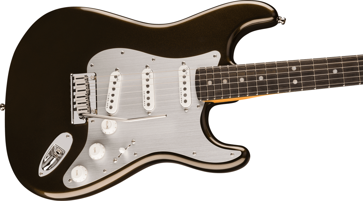 Fender American Ultra II Stratocaster, Ebony Fingerboard, Texas Tea