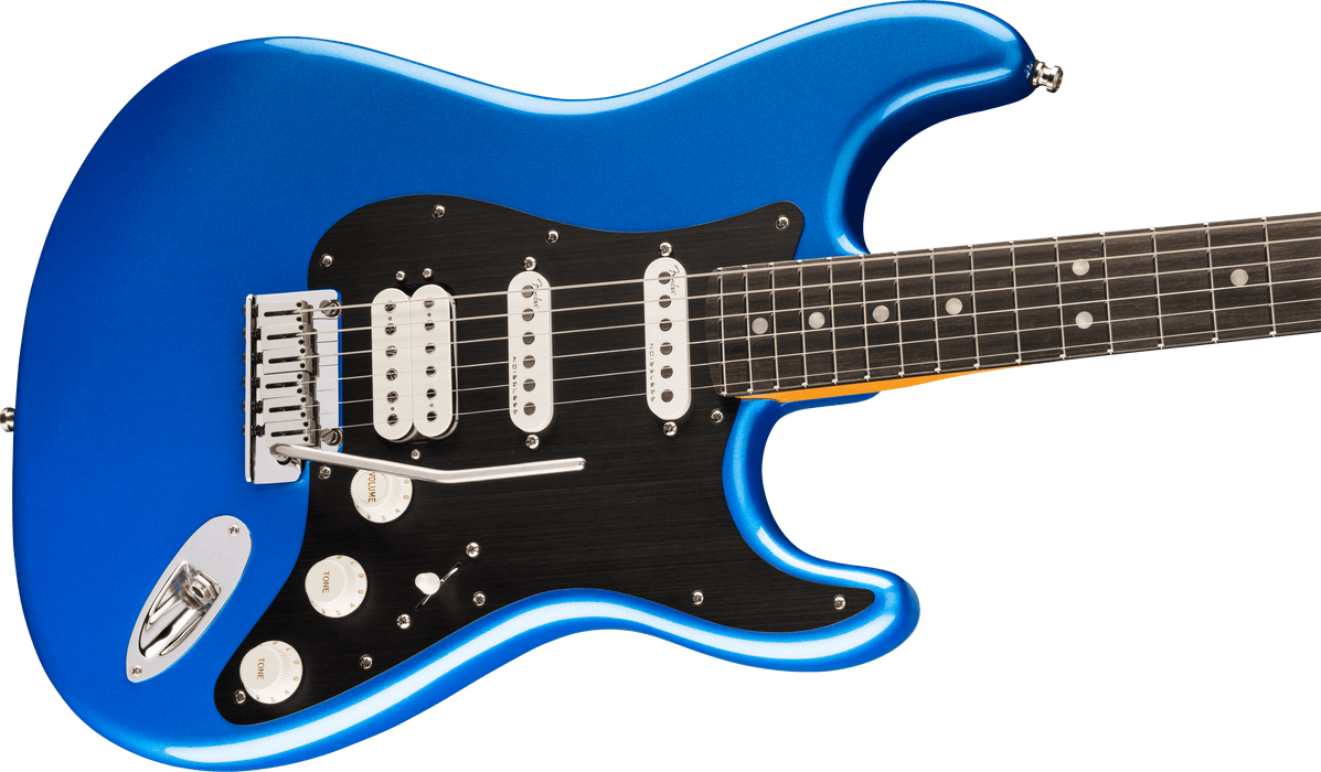 Fender American Ultra II Stratocaster HSS, Ebony Fingerboard, Noble Blue